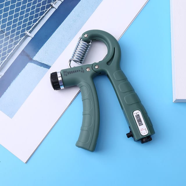 Adjustable Exerciser Hand Gripper With Counter Strengthener | ๐๐จ๐ฎ๐ง๐ญ๐๐ซ ๐๐๐๐ ๐๐จ ๐๐๐๐ ๐๐๐ข๐ ๐ก๐ญ ๐๐๐ฃ๐ฎ๐ฌ๐ญ๐๐๐ฅ๐