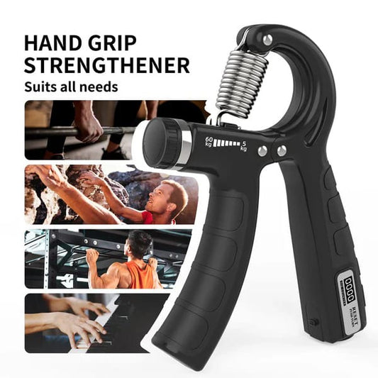 Adjustable Exerciser Hand Gripper With Counter Strengthener | 𝐂𝐨𝐮𝐧𝐭𝐞𝐫 𝟏𝟎𝐊𝐆 𝐓𝐨 𝟔𝟎𝐊𝐆 𝐖𝐞𝐢𝐠𝐡𝐭 𝐀𝐝𝐣𝐮𝐬𝐭𝐚𝐛𝐥𝐞
